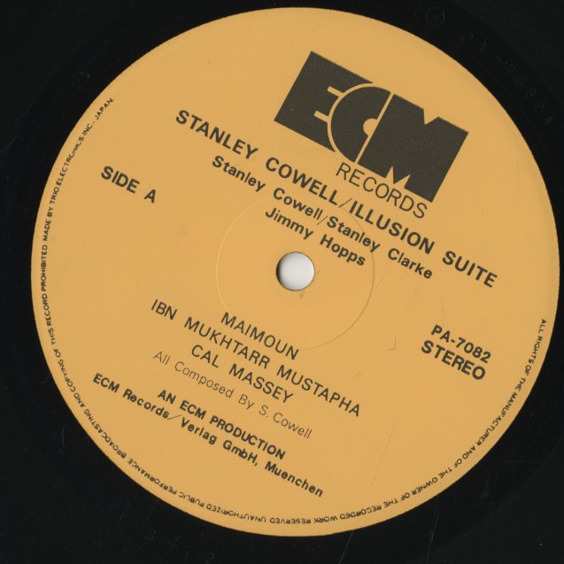 Stanley Cowell / スタンリー・カウエル / Illusion Suite (PA-7082)