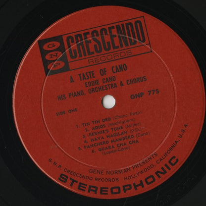 Eddie Cano / エディ・カノ / A Taste Of Cano (GNP 77)