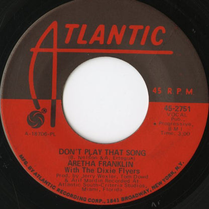 Aretha Franklin / アレサ・フランクリン / Don't Play That Song / Let It Be -7 ( 2751 )