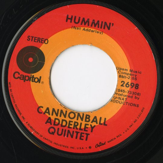 Cannonball Adderley / キャノンボール・アダレイ / Hummin' / Country Preacher -7 (2698)
