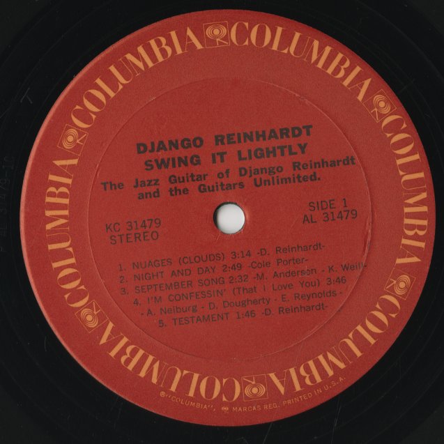 Django Reinhardt / ジャンゴ・ラインハルト / Swing It Lightly (KC 31479)