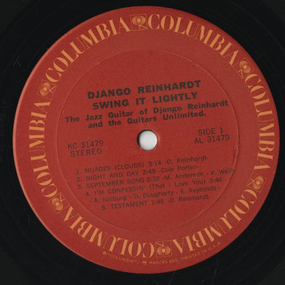 Django Reinhardt / ジャンゴ・ラインハルト / Swing It Lightly (KC 31479)
