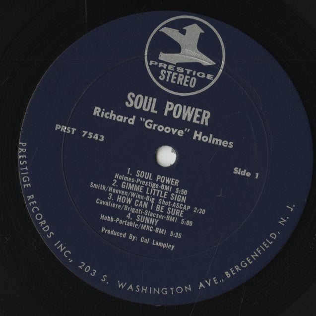 Richard Groove Holmes / リチャード・グルーヴ・ホルムズ / Soul Power! (PR7543)
