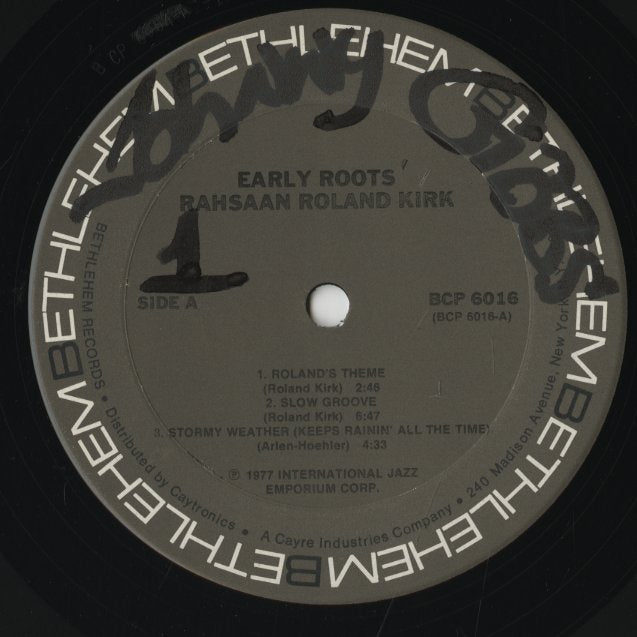 Roland Kirk / ローランド・カーク / Early Roots (BCP-6016)