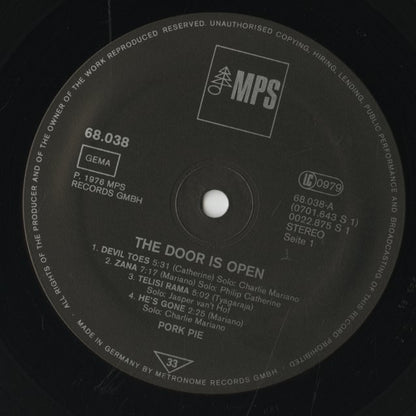 Pork Pie - The Door Is Open (68.038) LP 1977 GER MPS｜中古LP