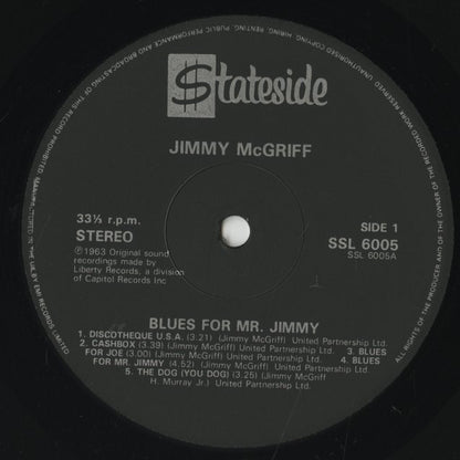 Jimmy McGriff / ジミー・マグリフ / Blues For Mr Jimmy (SSL6005)