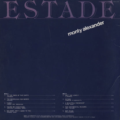 Monty Alexander / モンティ・アレキサンダー / Estade (KUX-117-P)