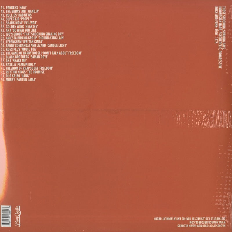 V.A. - Those Shocking, Shaking Days (NA5065) LP 2013 US Now Again｜新品LP