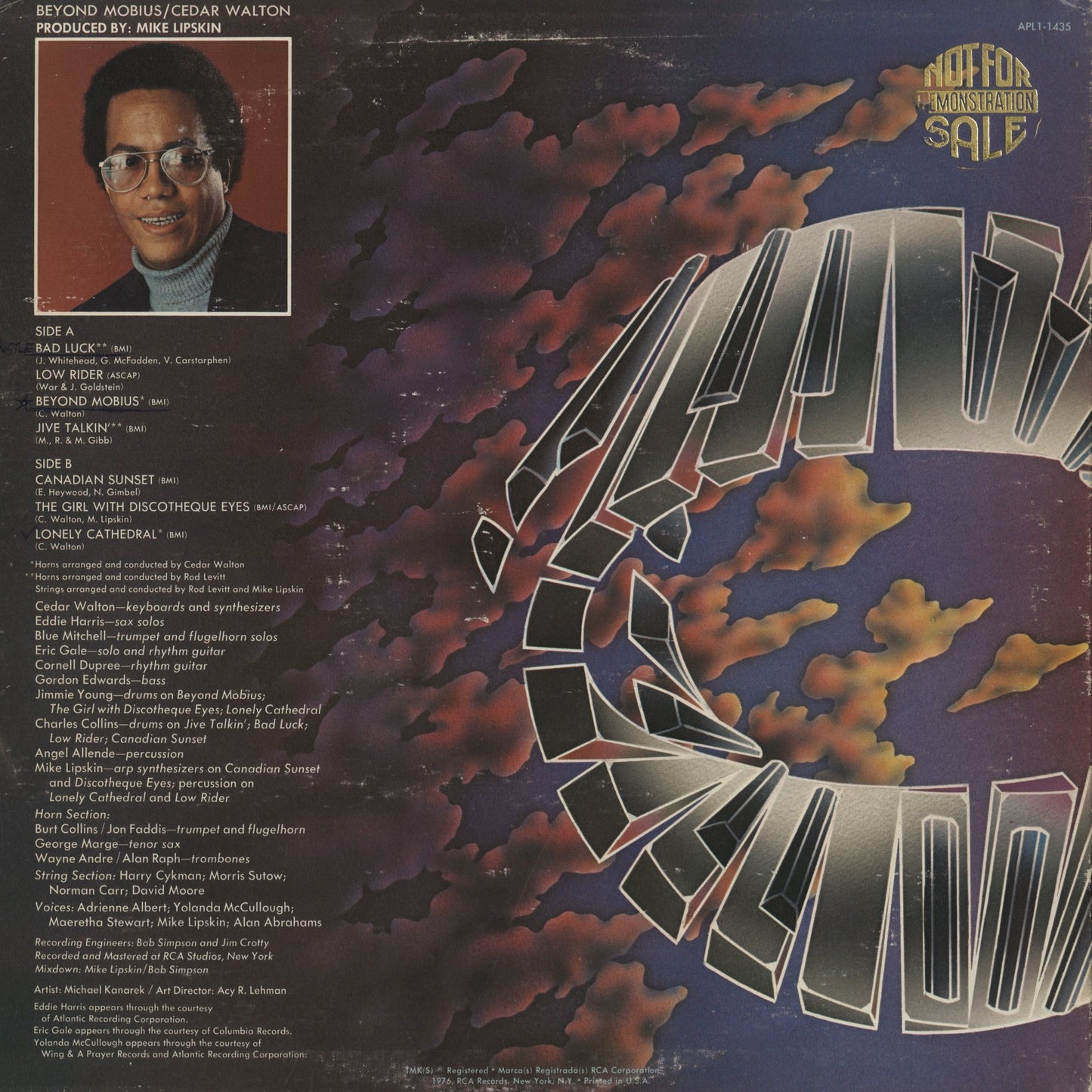 Cedar Walton / シダー・ウォルトン / Beyond Mobius (APL1-1435)