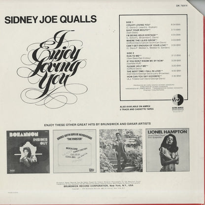 Sydeny Joe Qualls / シドニー・ジョー・クォールズ / I Enjoy Loving You (DK76914)