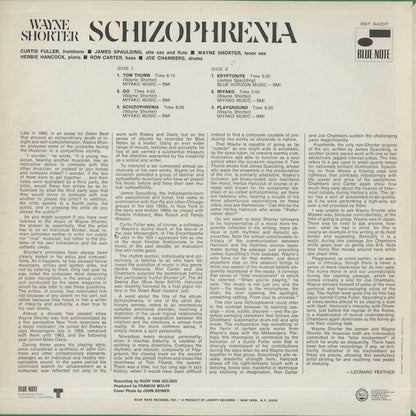 Wayne Shorter / ウェイン・ショーター / Schizopherenia (BST84297)