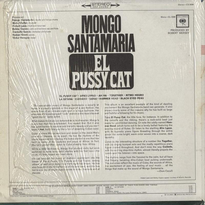 Mongo Santamaria / モンゴ・サンタマリア / El Pussy Cat (CS9098)