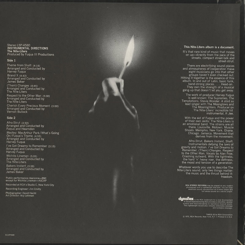 The Nite-Liters / ナイトライターズ / Instrumental Directions (LSP-4580)