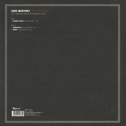 Sabu Martinez / サブー・マルチネス / Burned Sugar / MELLO LP5
