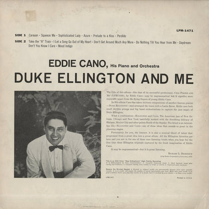 Eddie Cano – Duke Ellington And Me (LPM-1471) LP 1957 US RCA Victor | 中古LP