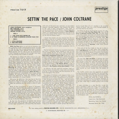 John Coltrane / ジョン・コルトレーン / Settin' The Pace (SMJ6560)