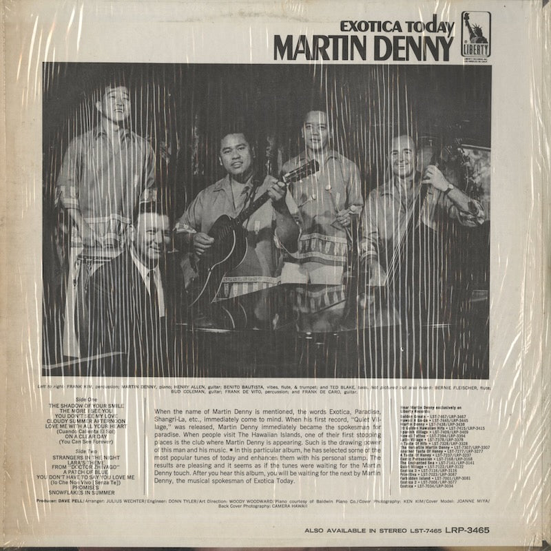 Martin Denny / マーチン・デニー / Exotica Today (LRP 3465)
