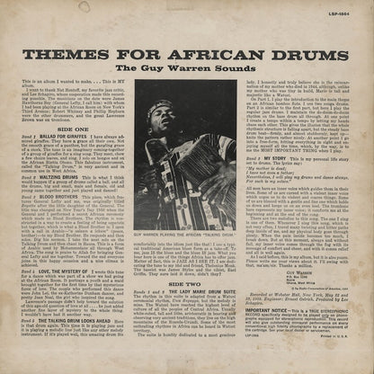Guy Warren / ガイ・ウォレン・サウンズ / Themes For African Drums (LSP 1864)