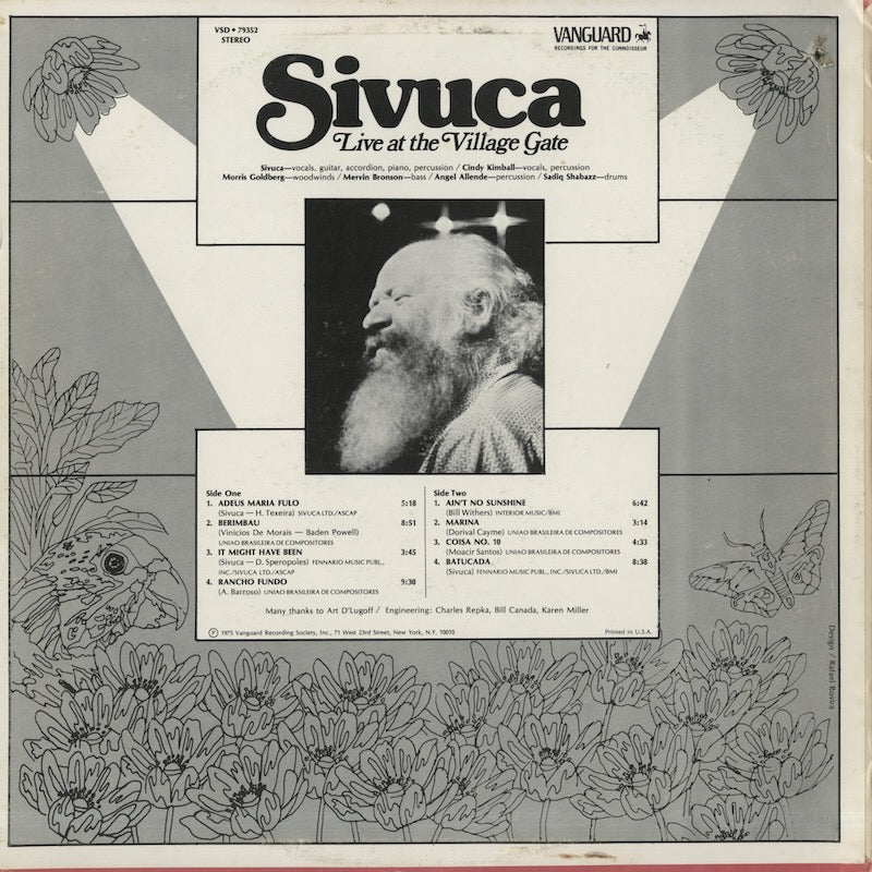 Sivuca / シヴーカ / Live At The Village Gate (VSD79352)