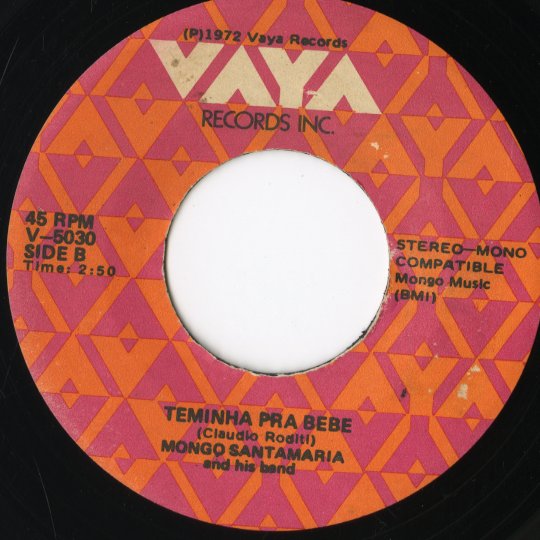 Mongo Santamaria / モンゴ・サンタマリア / Last Tango In Paris / Teminha Pra Bebe -7 (V-5030)