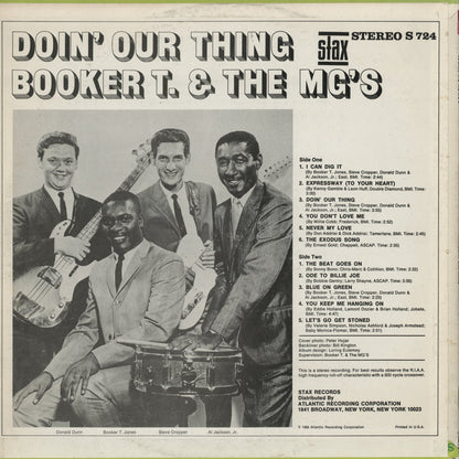 Booker T. & The M.G.'s / ブッカーT＆MGズ / Doin' Our Thing (S 724)