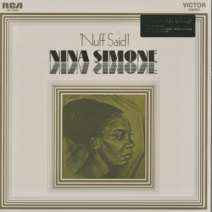 Nina Simone / ニーナ・シモン / 'Nuff Said! - 180g Audiophile vinyl pressing (MOVLP1028)