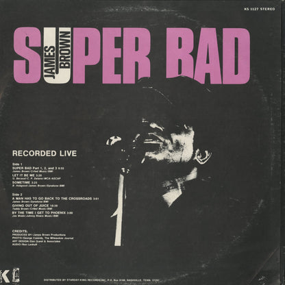 James Brown / ジェイムス・ブラウン / Super Bad (KS 1127)