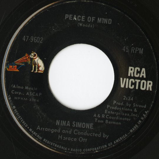 Nina Simone / ニーナ・シモン / Do What You Gotta Do - Peace of Mind -7 (47-9602)