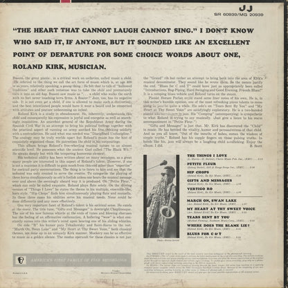 Roland Kirk / ローランド・カーク / Gifts & Messages (SR60939)