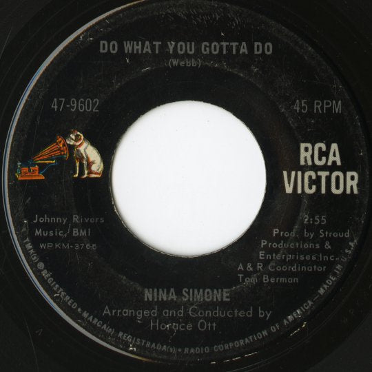 Nina Simone / ニーナ・シモン / Do What You Gotta Do - Peace of Mind -7 (47-9602)