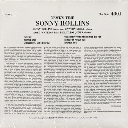 Sonny Rollins / ソニー・ロリンズ / Newk's Time