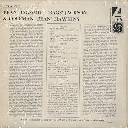 Milt Jackson / Coleman Hawkins / ミルト・ジャクソン　コールマン・ホーキンス / Bean Bags (1316)