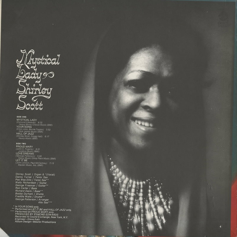 Shirley Scott / シャーリー・スコット / Mystical Lady (CA 50009)