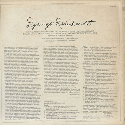 Django Reinhardt / ジャンゴ・ラインハルト / Swing It Lightly (KC 31479)