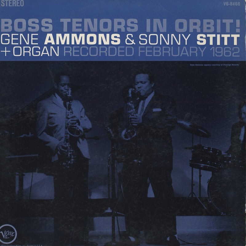 Gene Ammons Sonny Stitt / ジーン・アモンズ　ソニー・スティット / Boss Tenor in Orbit (V6-8468)