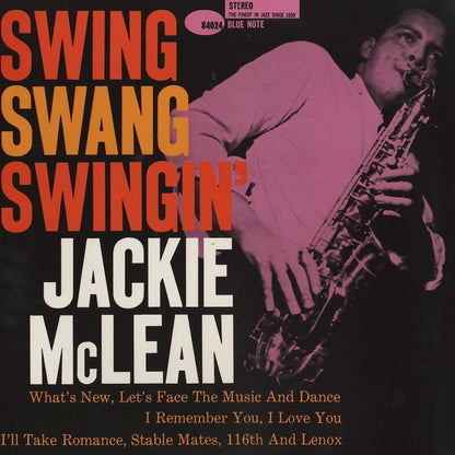 Jackie McLean / ジャッキー・マクリーン / Swing Swang Swingin' ( GXK 8081 )