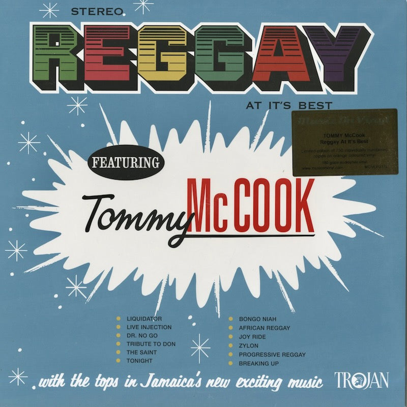 Tommy McCook / トミー・マクック / Reggay at It's Best - 180g Audiophile vinyl pressing (MOVLP3172)