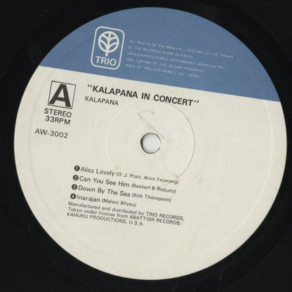 Kalapana / カラパナ / Kalapana In Concert (AW-3001~3002)