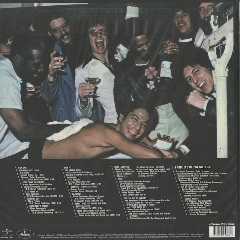 Coke Escovedo / コーク・エスコヴェード / Comin' At Ya! - 180g Audiophile vinyl pressing (MOVLP3062)