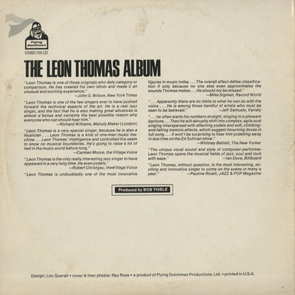 Leon Thomas / レオン・トーマス / The Leon Thomas Album (FDS-132)