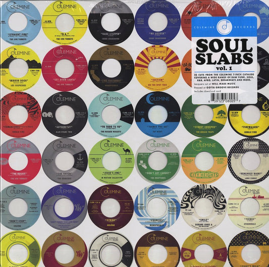 V.A. - Soul Slabs - Vol.1 (CLMN 12016) 2021 US Colemine｜新品2LP