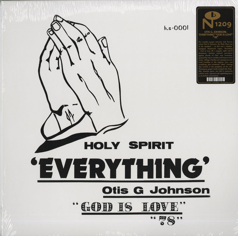 Otis G. Johnson - Everything -God Is Love '78 (NUM 1209LP) 2013 US Numero Group｜新品LP