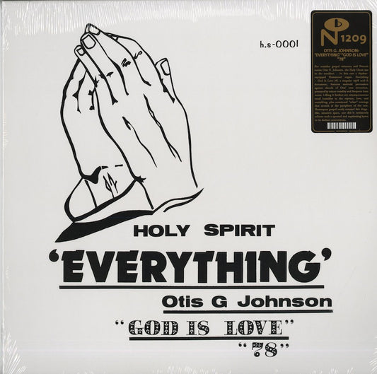 Otis G. Johnson - Everything -God Is Love '78 (NUM 1209LP) 2013 US Numero Group｜新品LP