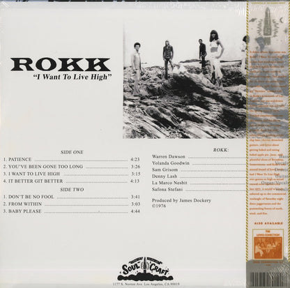 ROKK / ロック / I Want To Live High (NUM1210lp)
