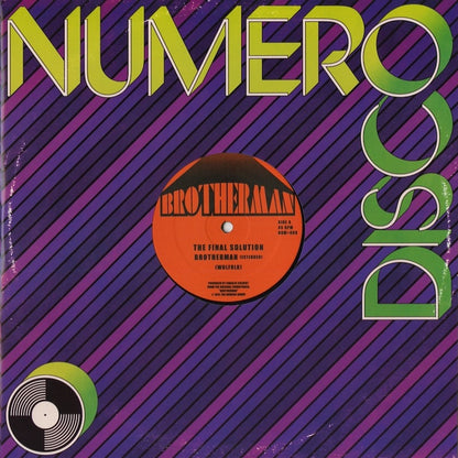 The Final Solution – Brotherman (Numero 008 EP) 12inch US Numero Group
