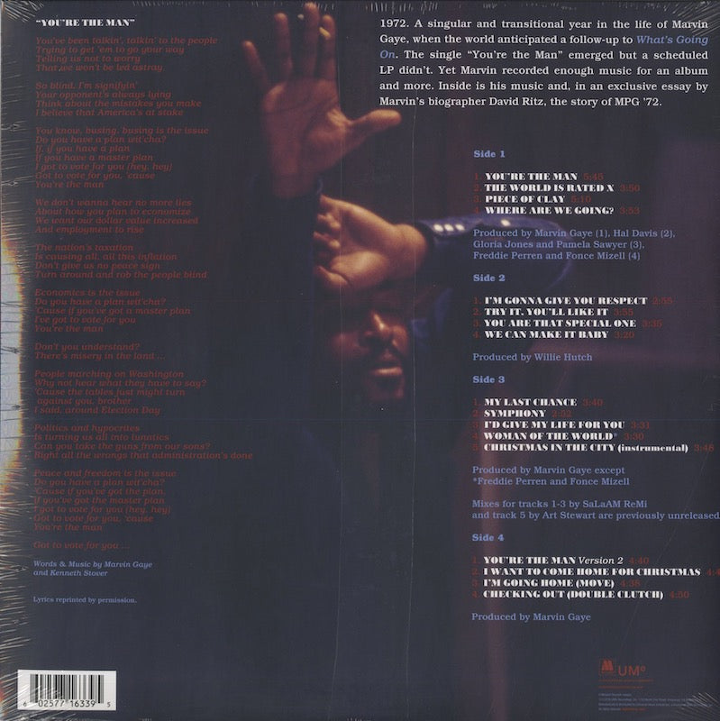 Marvin Gaye / マーヴィン・ゲイ / You're The Man -2LP (T316L)