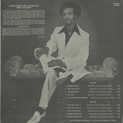 Rayfield Reid & The Magnificents / レイフィールド・ルイス / Treat You Right (76001)