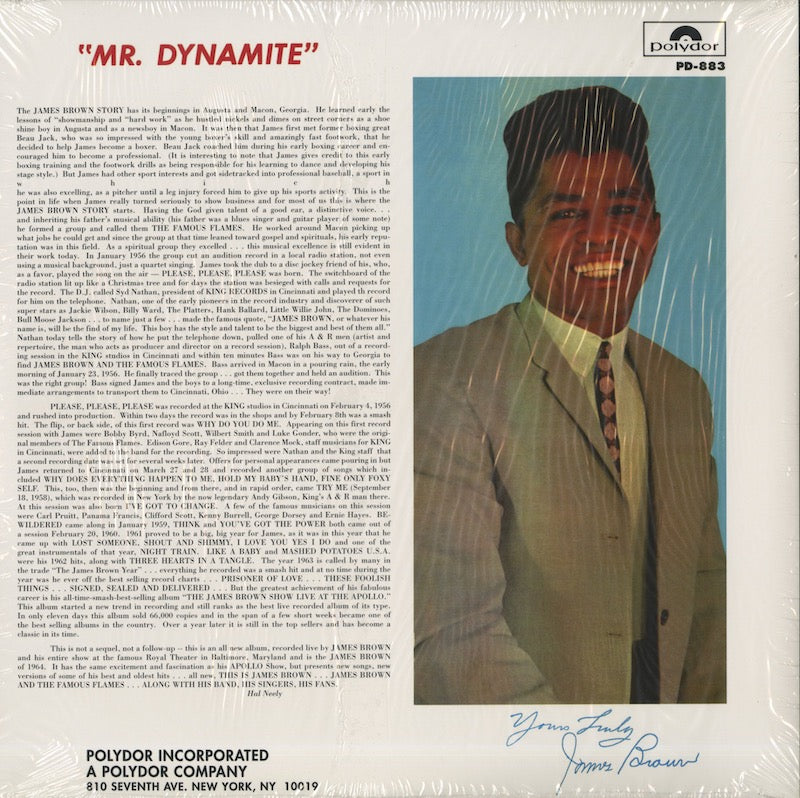 James Brown / ジェームス・ブラウン / Pure Dynamite Live At The Royal (PD-883)