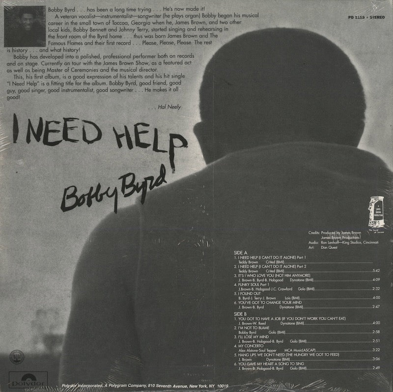 Bobby Byrd / ボビー・バード / I Need Help (1118)