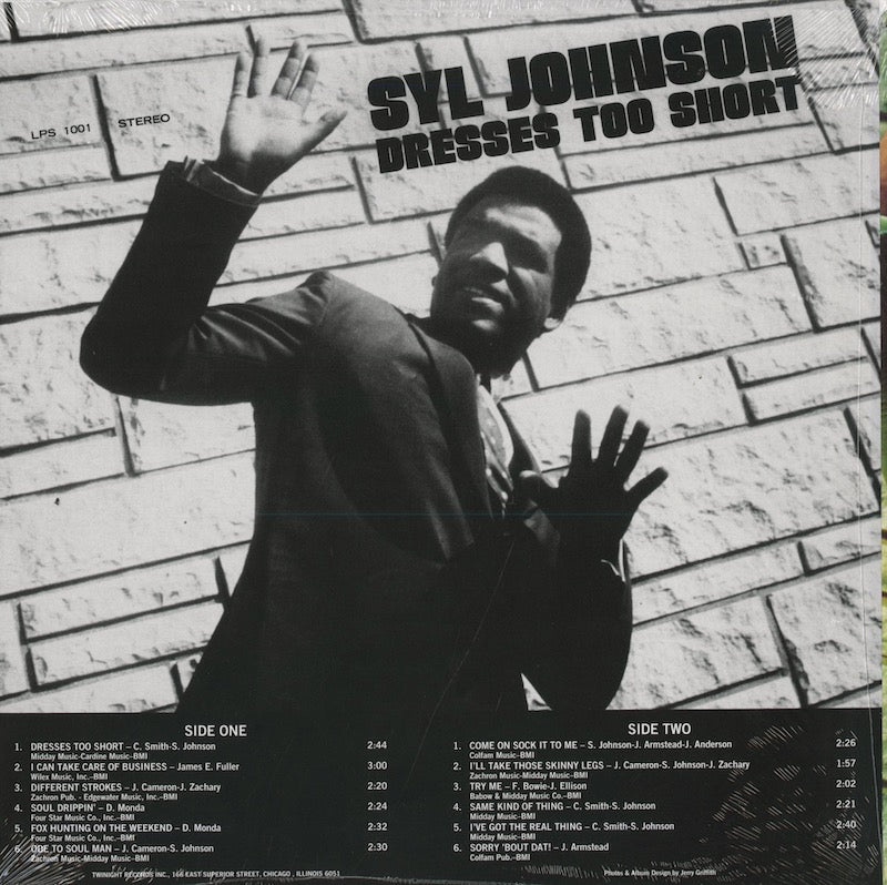 Syl Johnson - Dresses Too Short (NUM1207) 2021 US Numero Group｜新品LP back